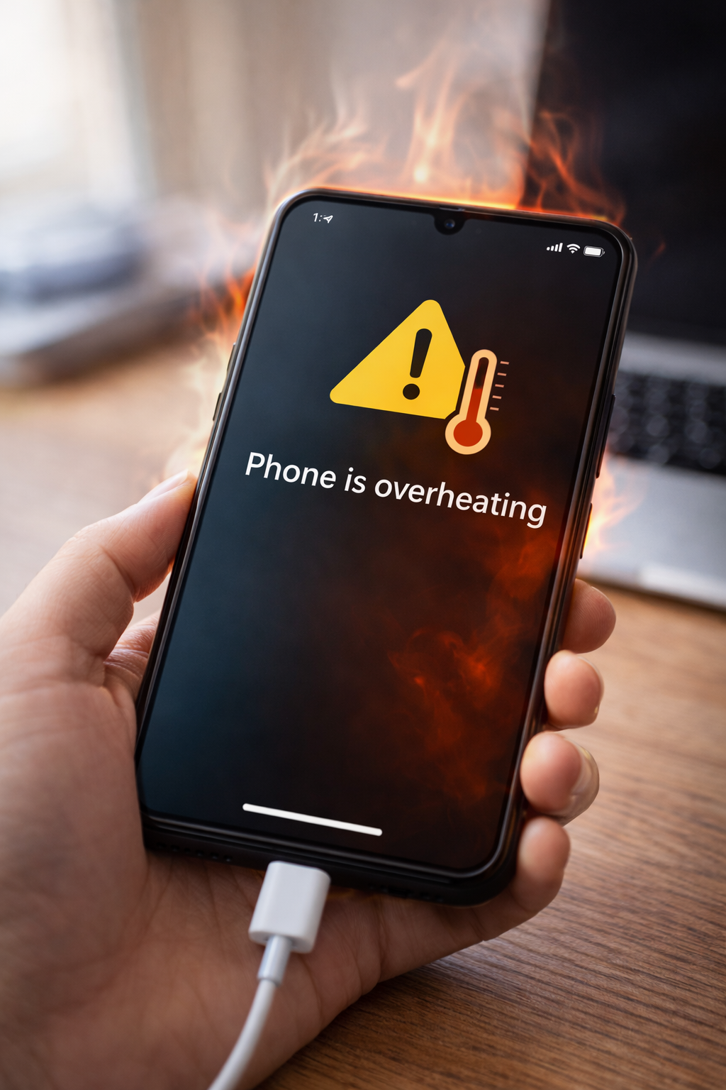 phone heats up while charging