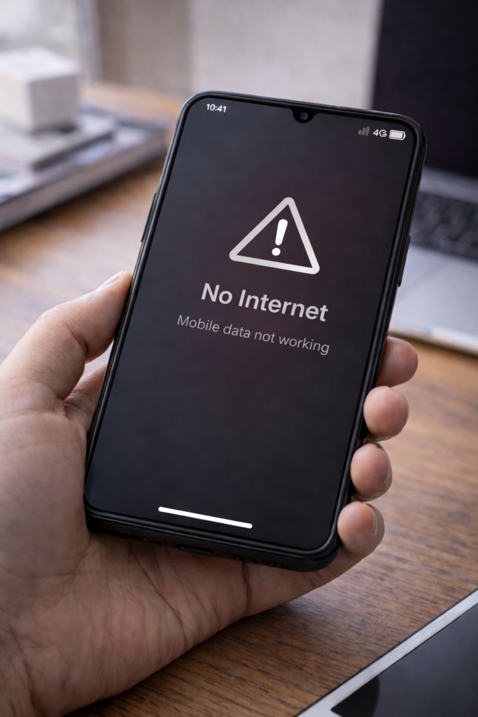 mobile data not working
