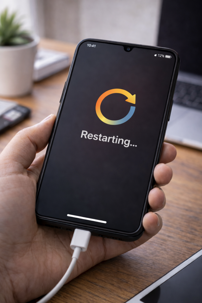 phone keeps restarting automatically